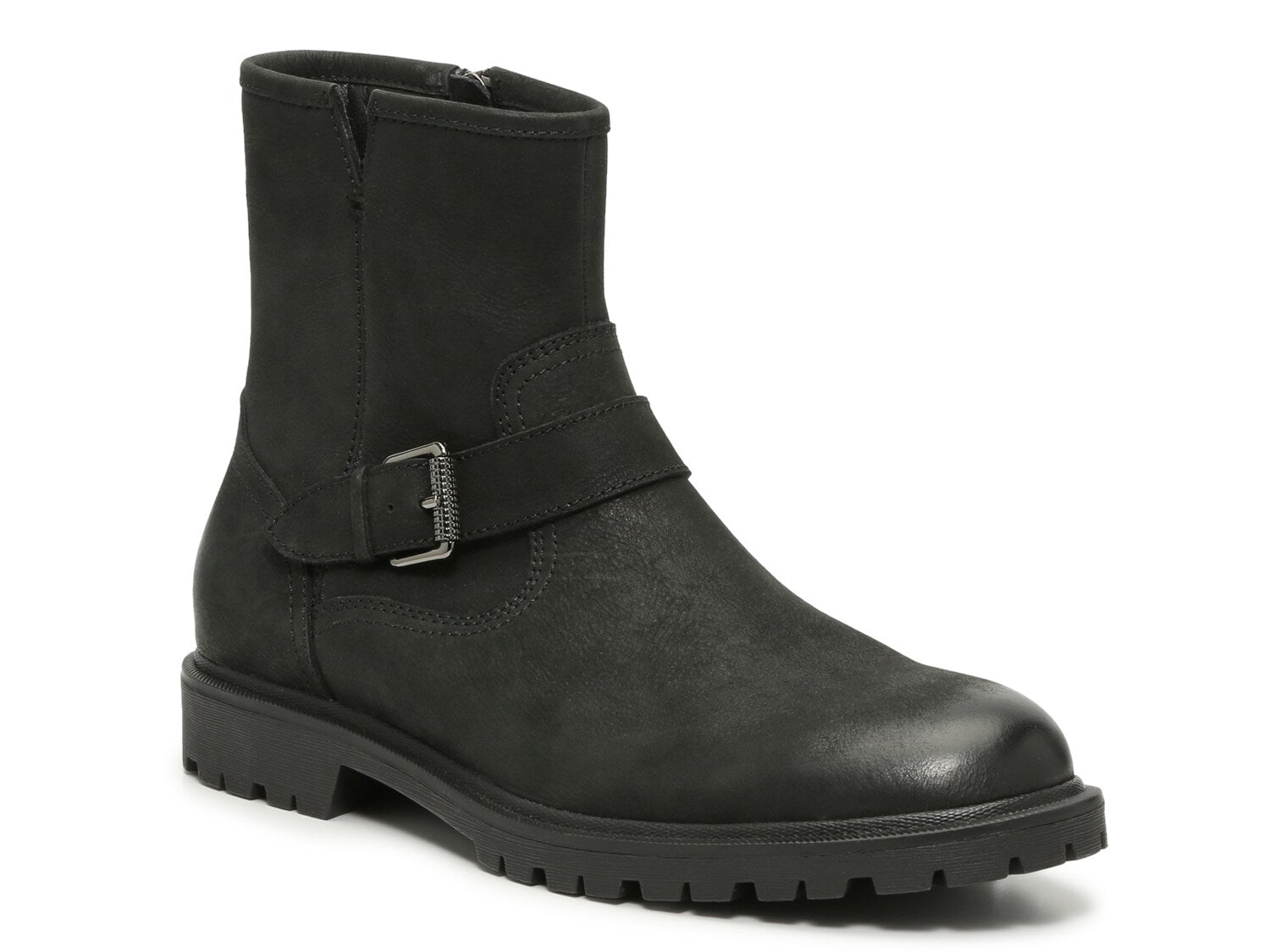 Crown Vintage Darveen Engineer Boots, Black