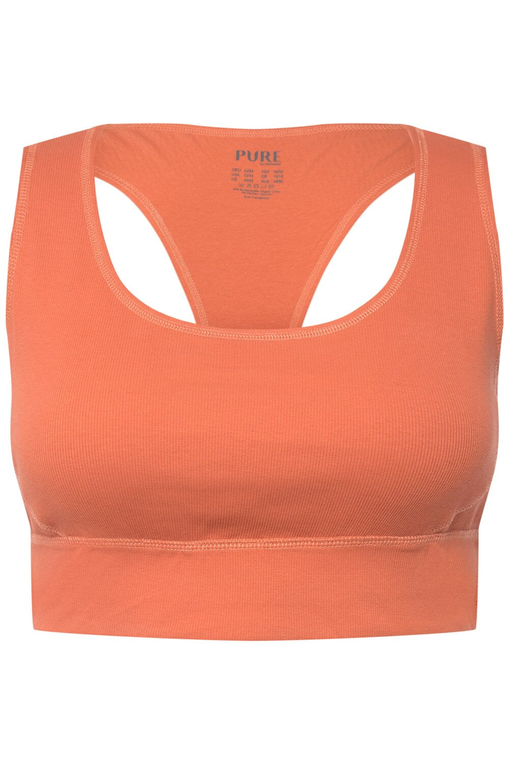 Ulla Popken knitted top, coral