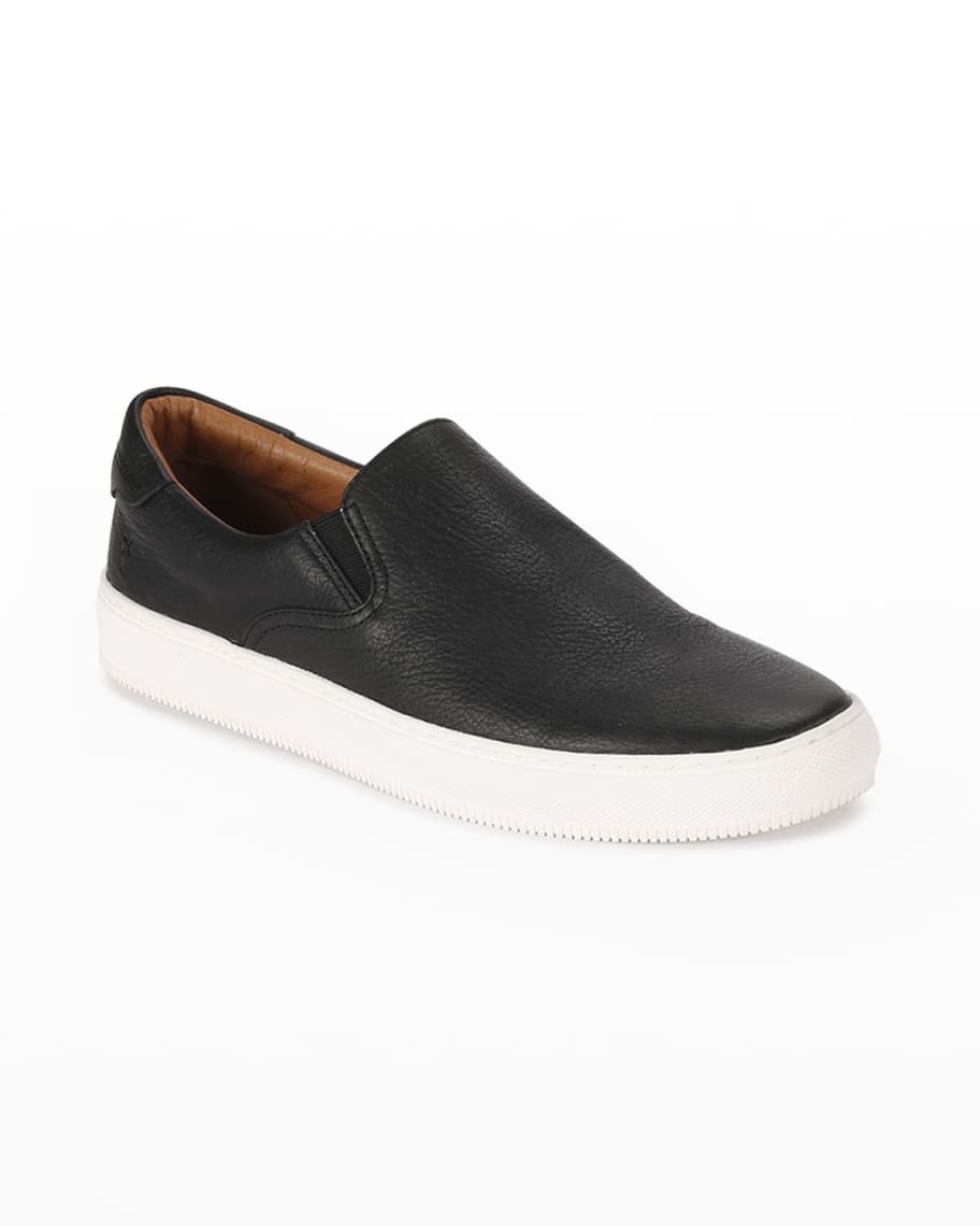 Astor Frye Men's Leather Slip-On Sneakers