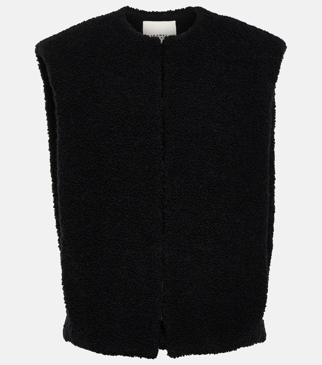 ISABEL MARANT wool blend vest, black