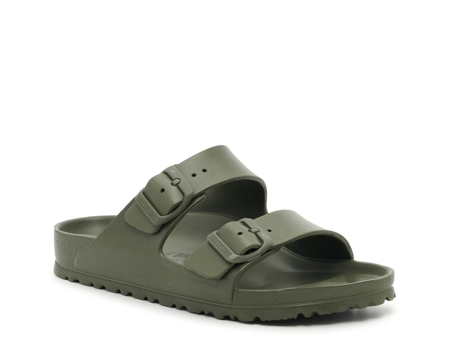 Women's Birkenstock Arizona Essentials slides, dark green