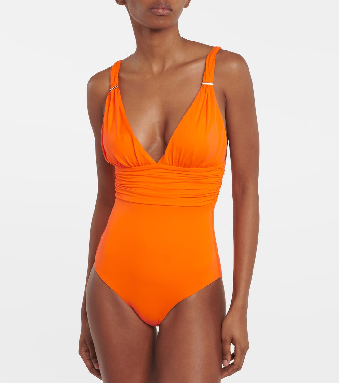 Melissa Odabash panarea swimsuit, orange