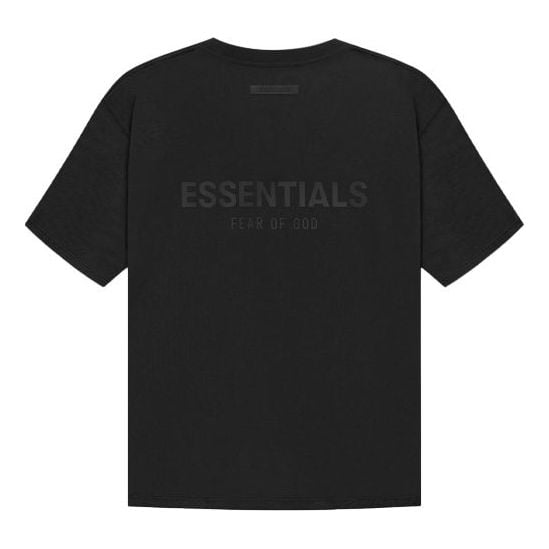 تي شيرت Fear of God Essentials SS21 بأكمام قصيرة من Stretch Limo Black