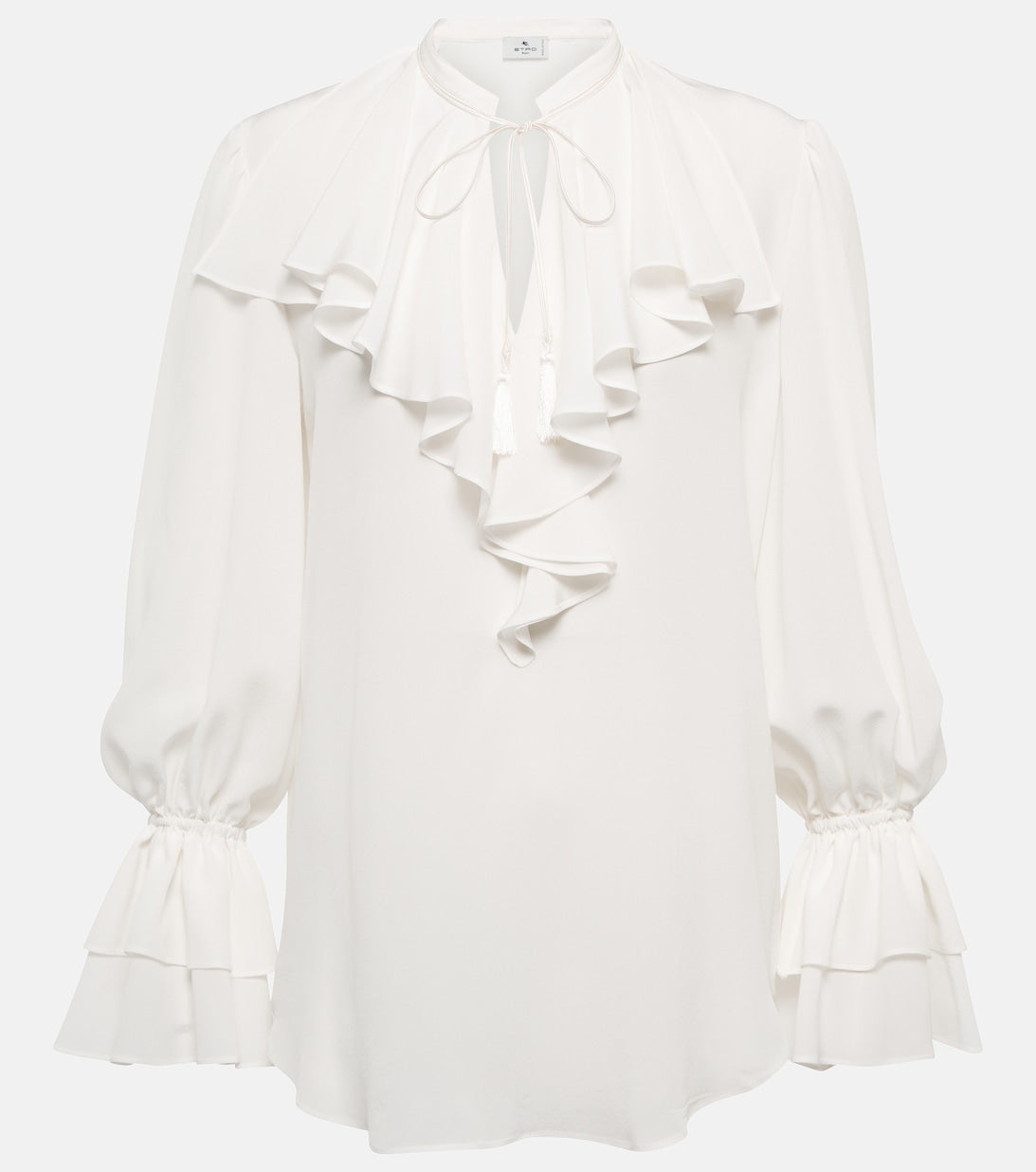 Silk blouse ETRO, white