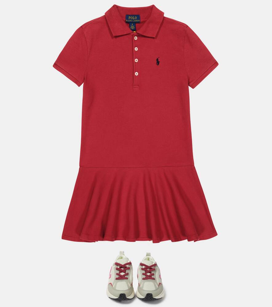 Polo Ralph Lauren cotton polo dress, red