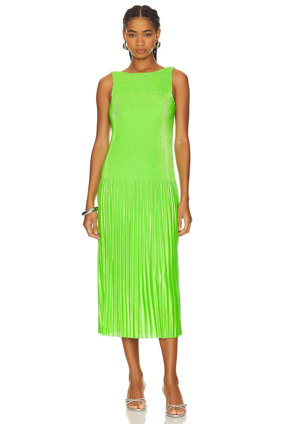 NBD Ekta midi dress, Jasmine Green