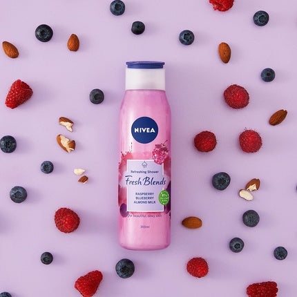 Fresh Blends Raspberry 300ml - Shower Gel, Nivea