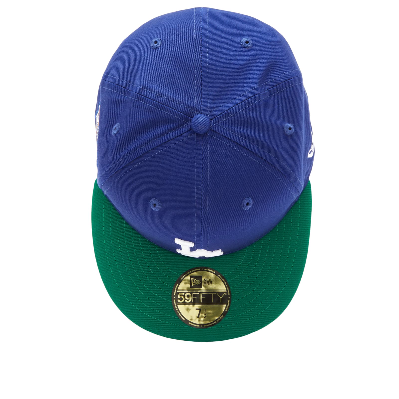 قبعة بيسبول New Era La Dodgers Team Color 59Fifty باللون الأزرق الداكن