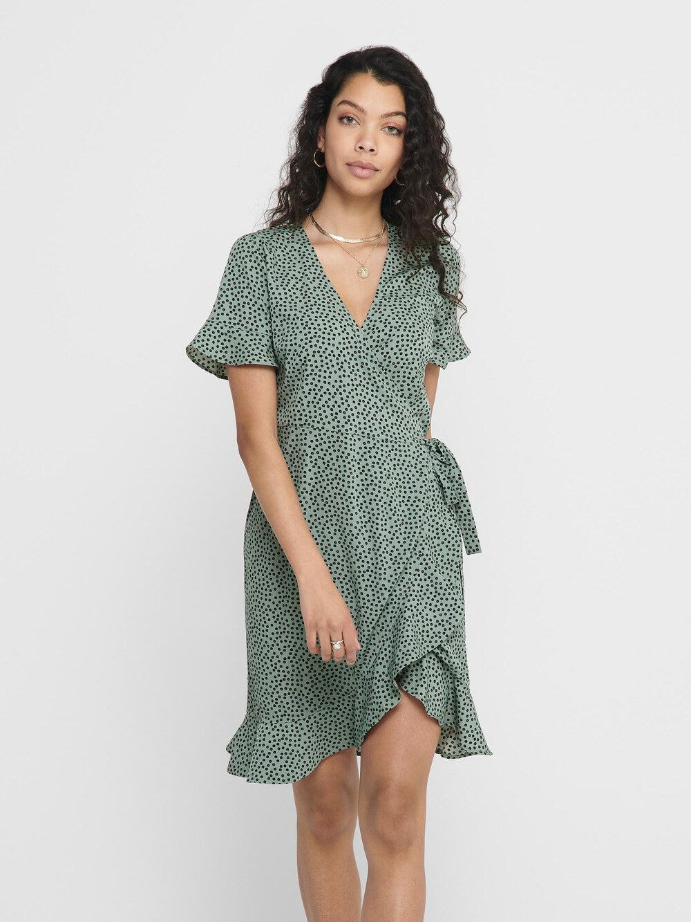 Summer dress ONLY Olivia, green