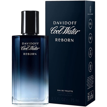 Men's eau de toilette DAVIDOFF Cool Water Reborn for Him Eau De Toilette 75ml