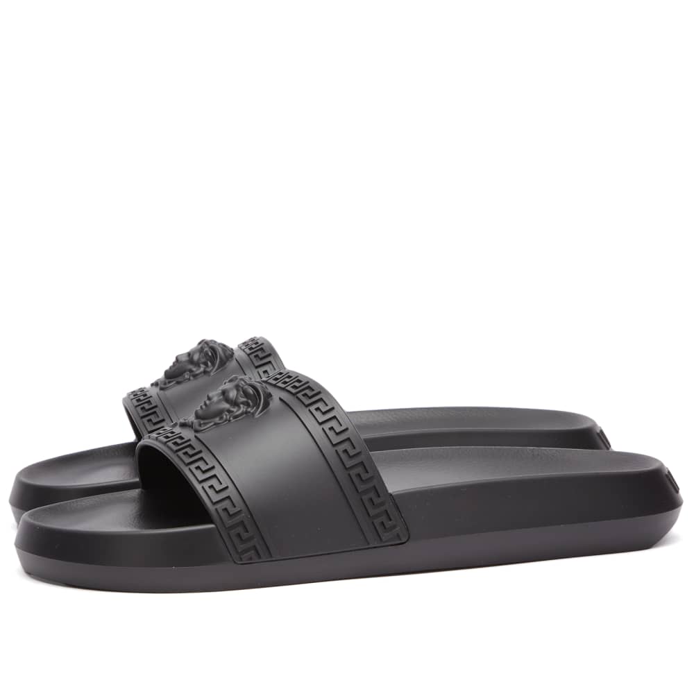 Versace Medusa slides, black