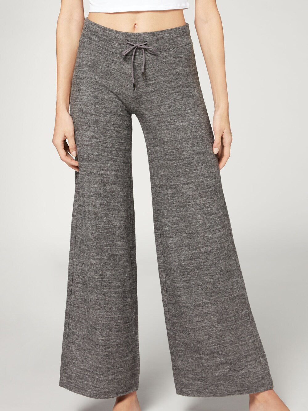 Calzedonia wide trousers, dark gray