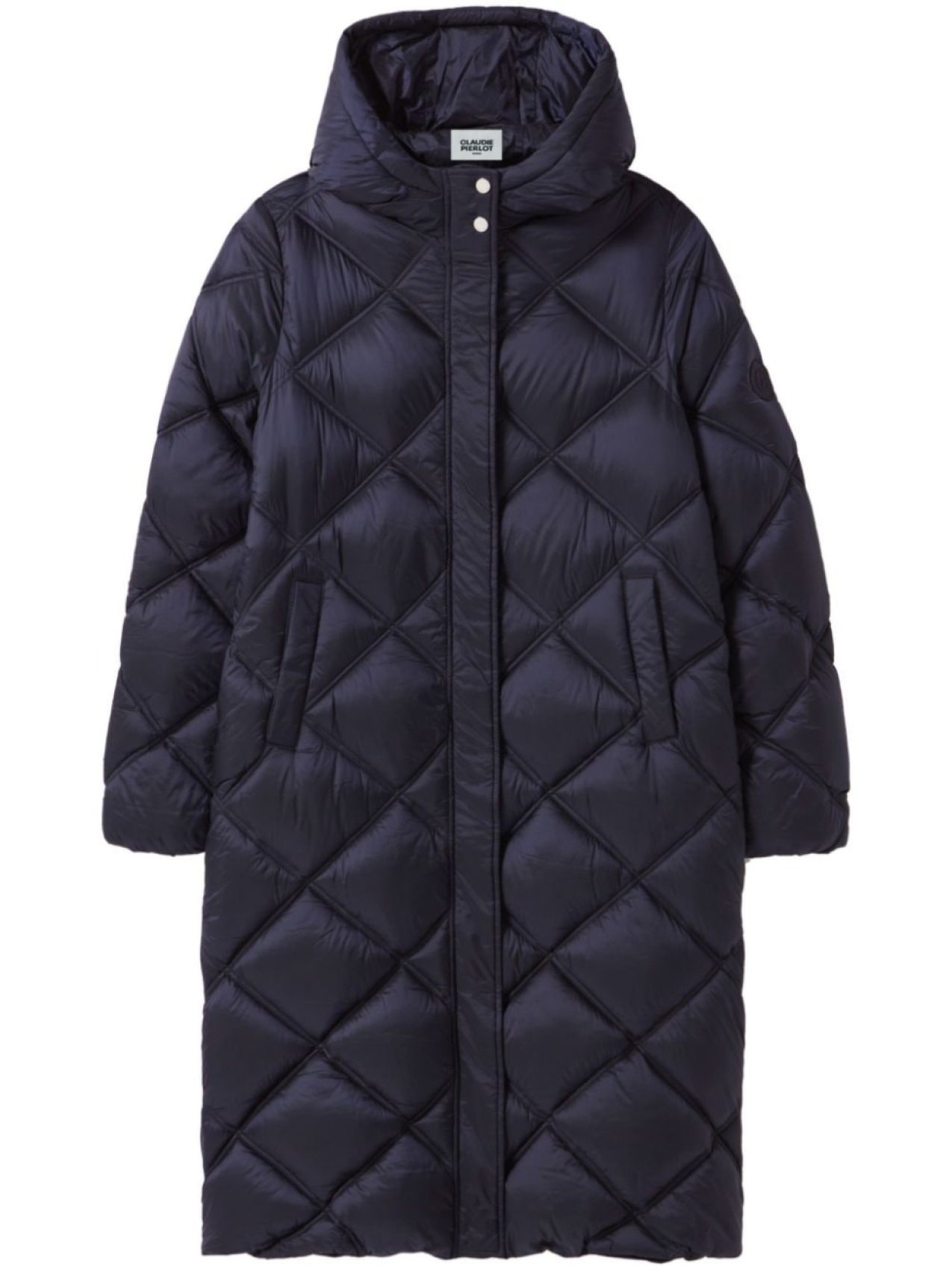 Claudie Pierlot Quilted Coat, Blue