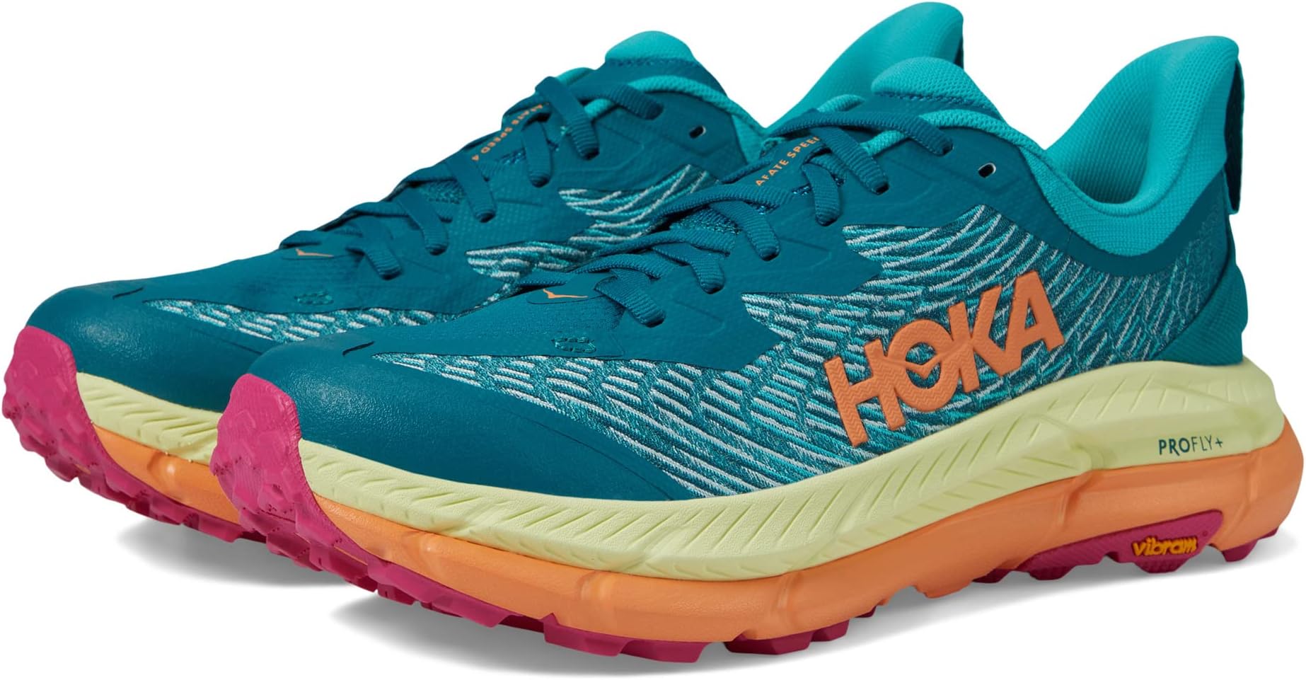 Mafate Speed 4 Hoka Sneakers, Deep Lake/Ceramic