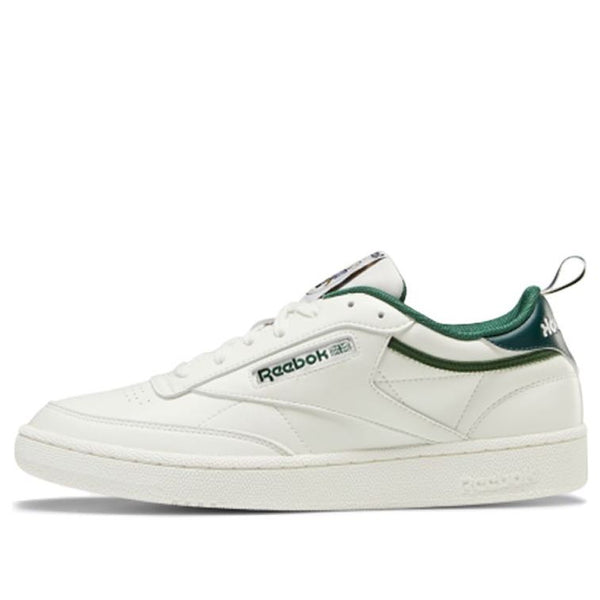 حذاء رياضي للجري Reebok Club C 85 باللون الأخضر/الأبيض، باللون الأخضر