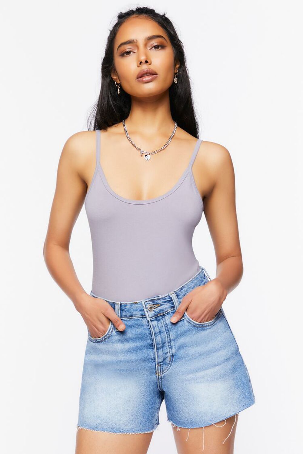 Basic bodysuit with straps Forever 21