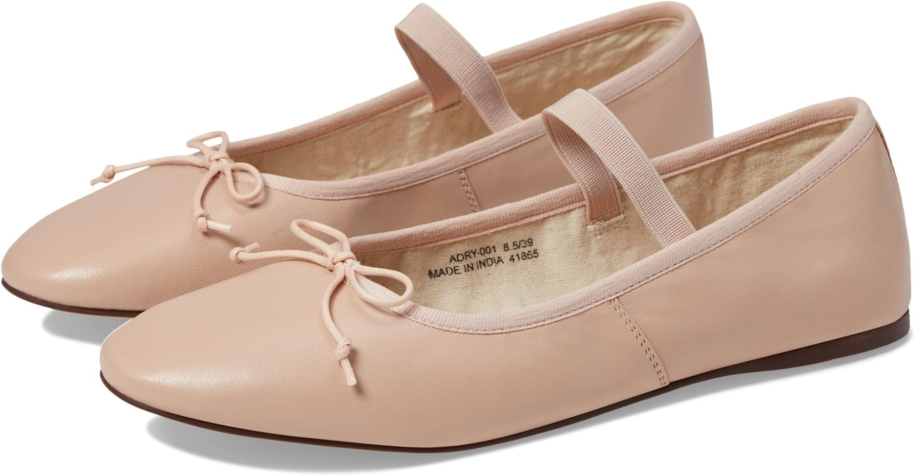 Audrey Chinese Laundry Flats in Blush Leather