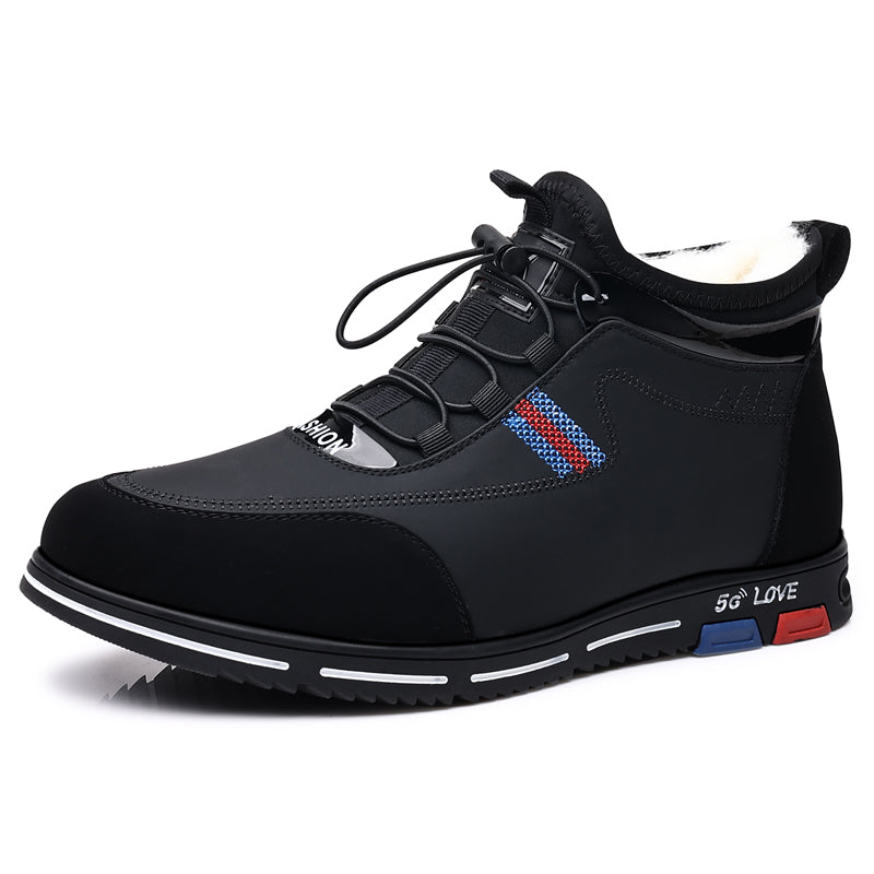 Winter boots for men Jietegongyang, black