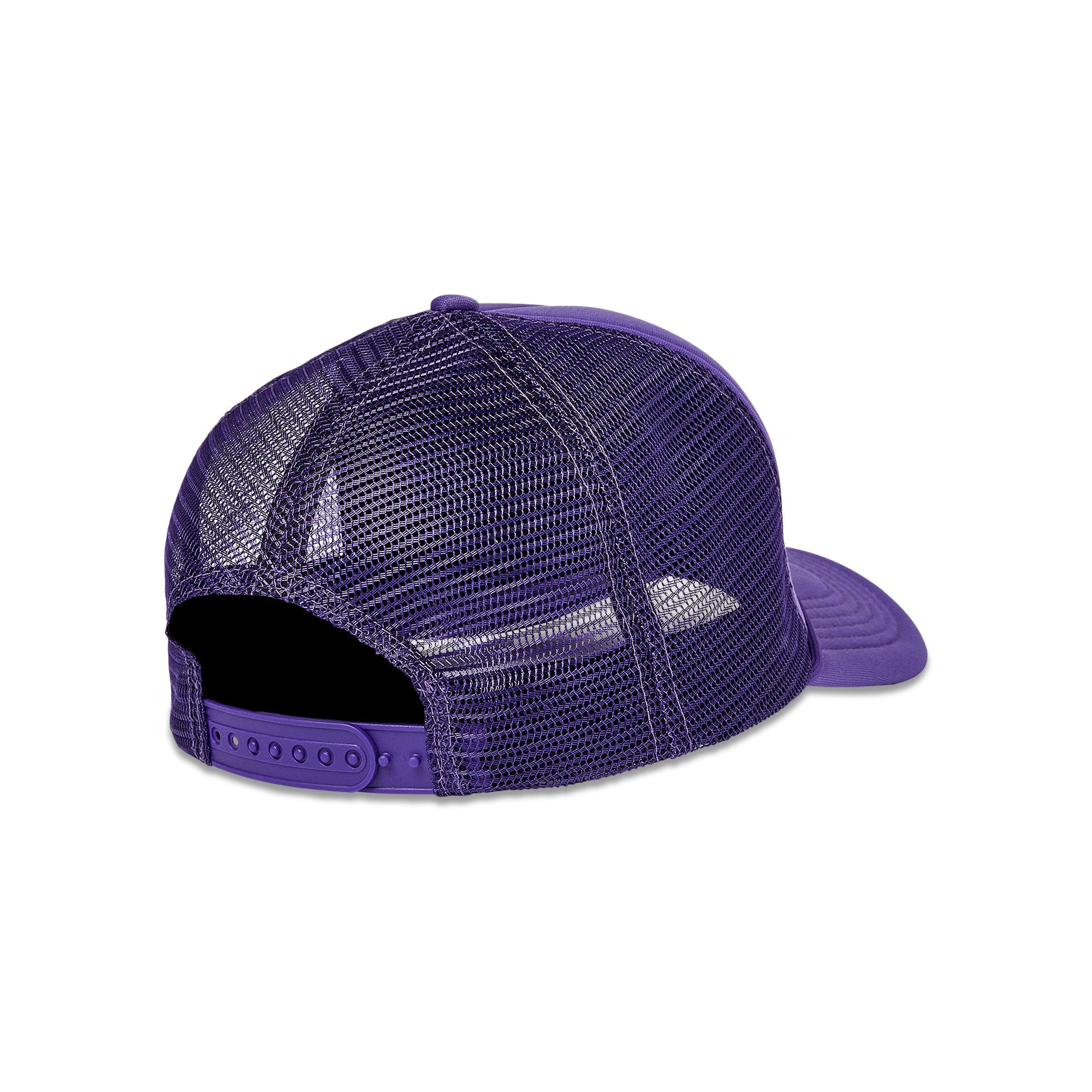 Flo Purple Gallery Department French Logo Trucker Cap