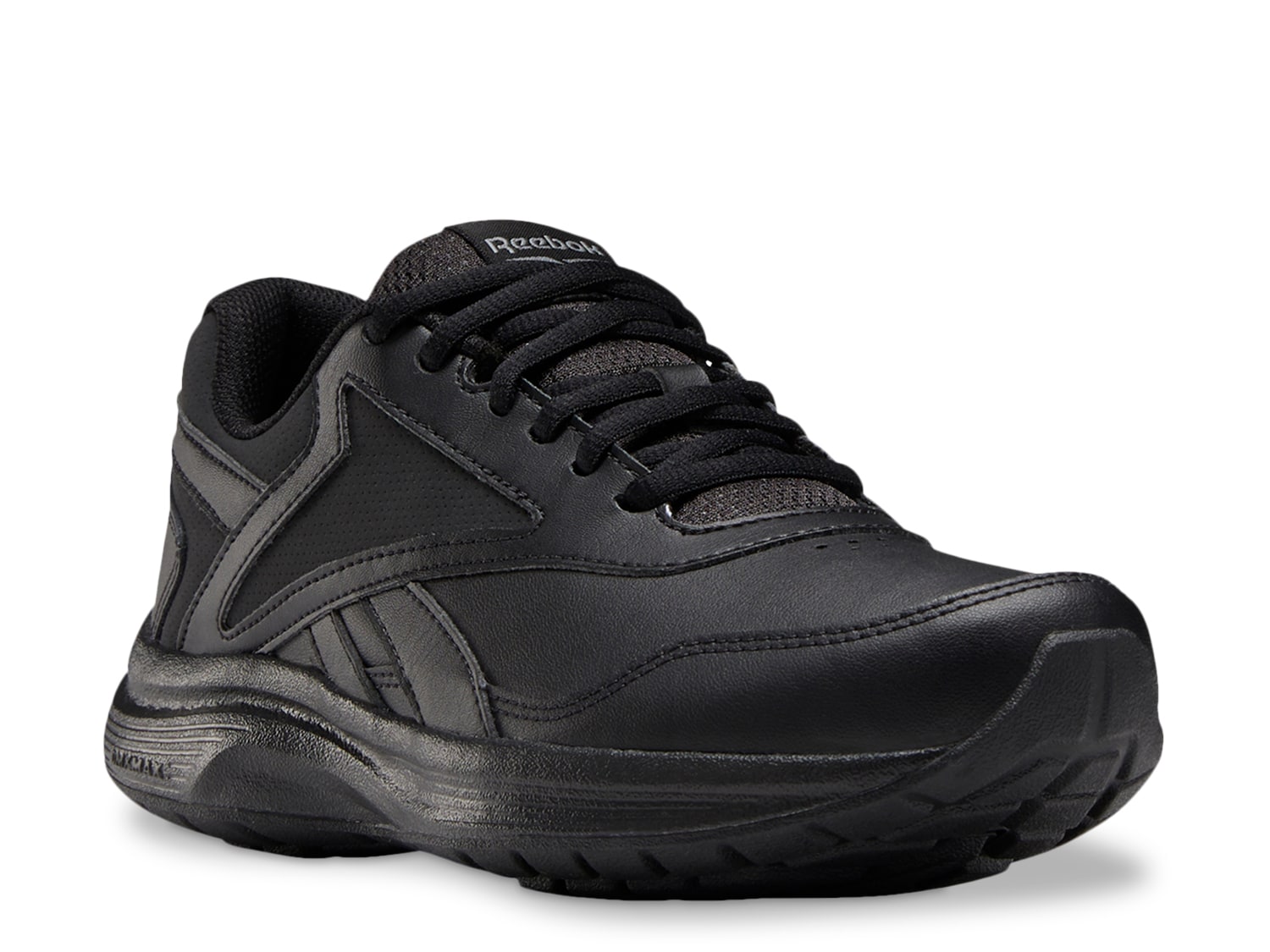 Reebok women's leather sneakers, black