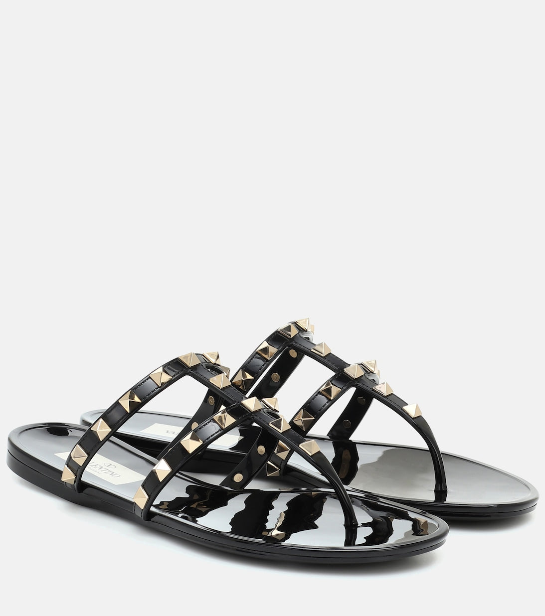 Valentino Garavani Rockstud PVC slides Valentino Garavani, black