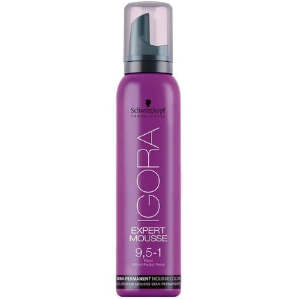 Igora Expert Mousse Semi-permanent paint Igora Mousse Number 9.5-1 Pearl 100ml, Schwarzkopf