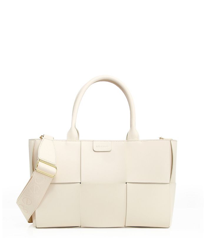 Women's Long Way Home Belle & Bloom Woven Tote Bag, Cream