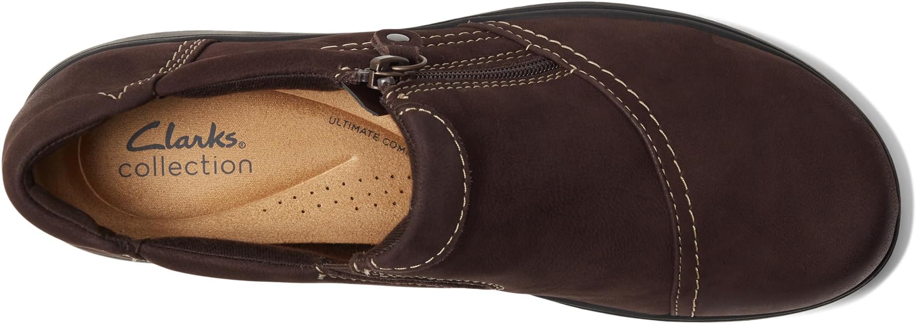 Carleigh Ray Clarks Loafers in Dark Brown Nubuck