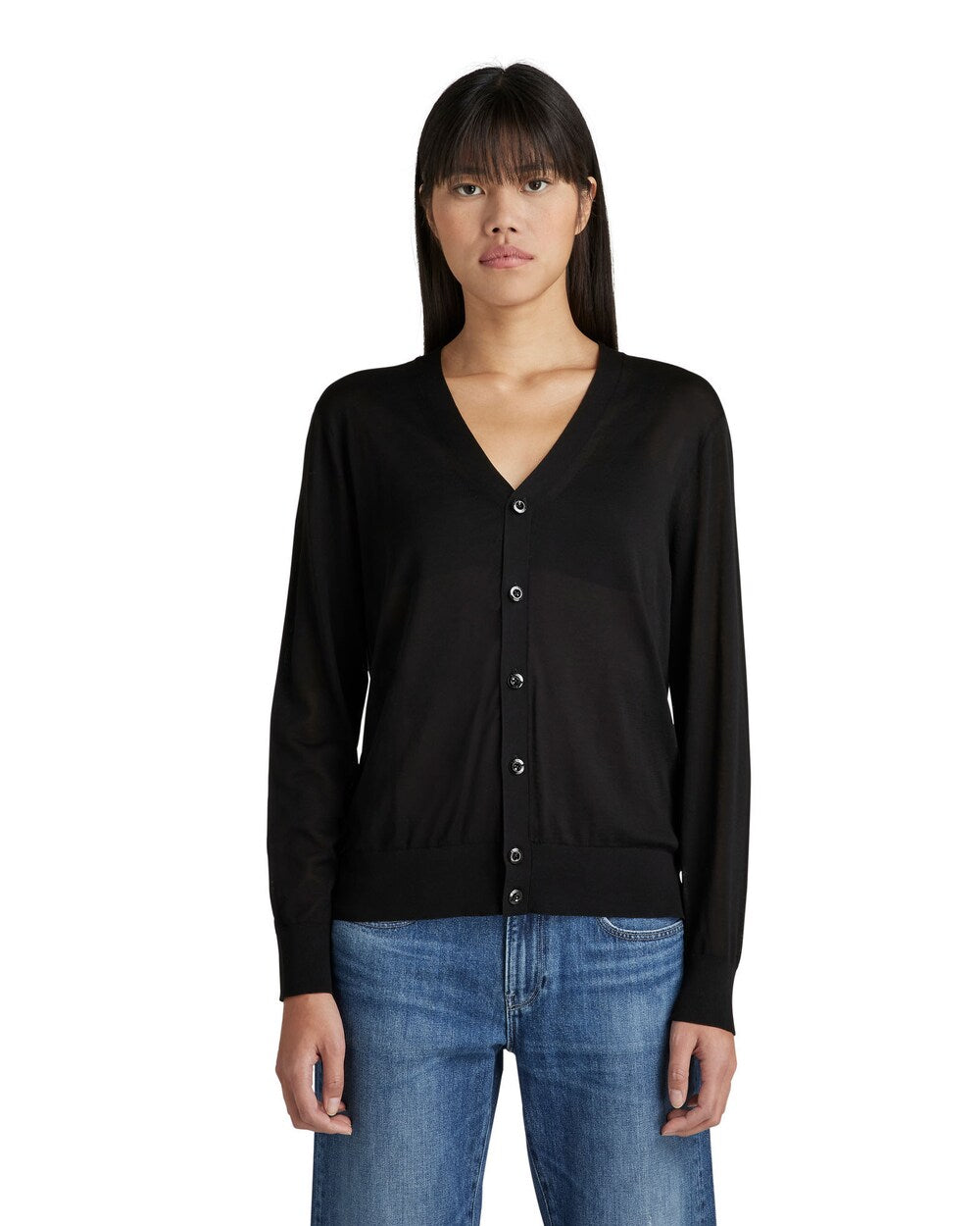 Knitted cardigan G-Star RAW, black