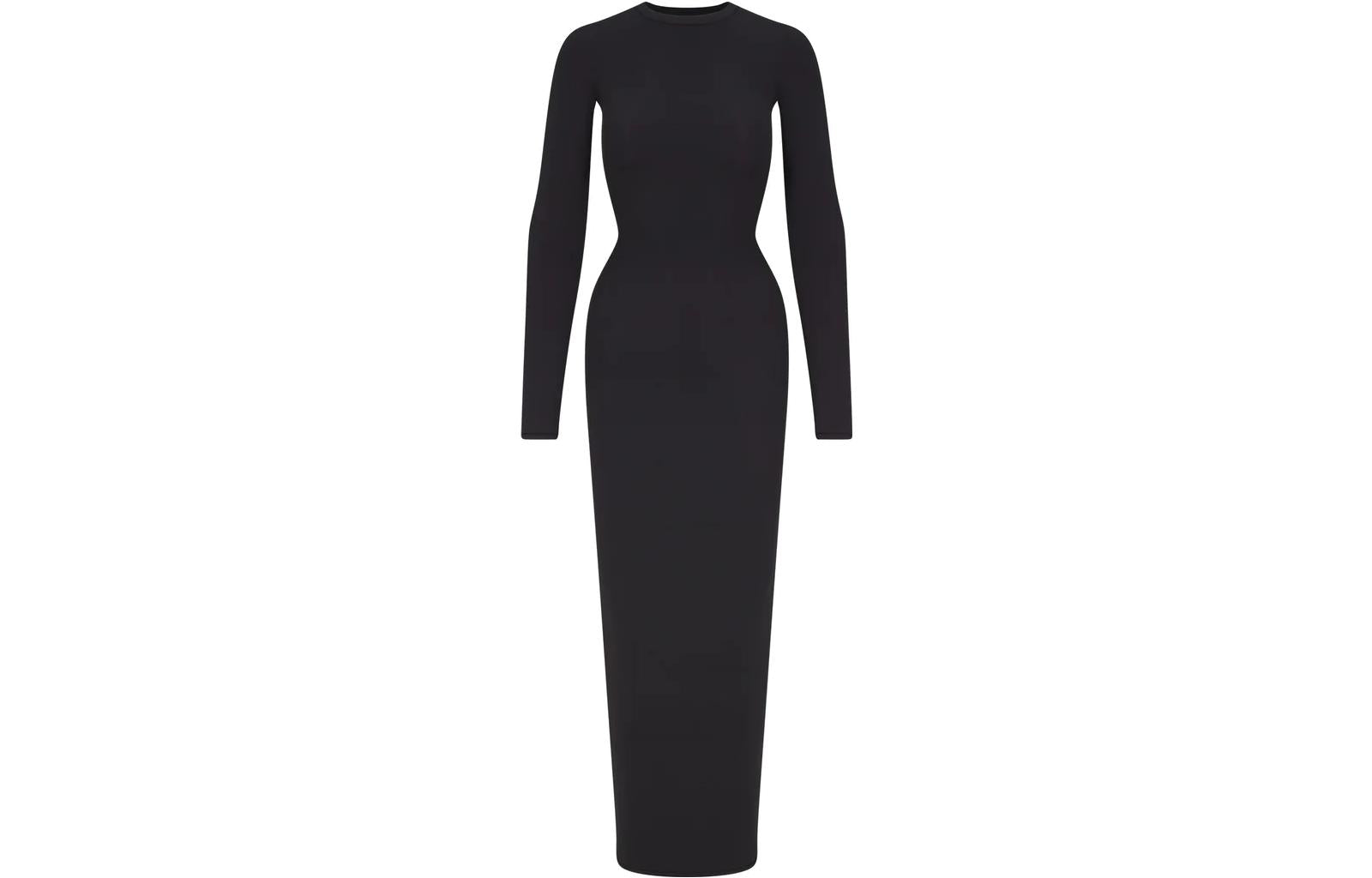 Women's Long Sleeve Dress ONYX/ONYX Skims