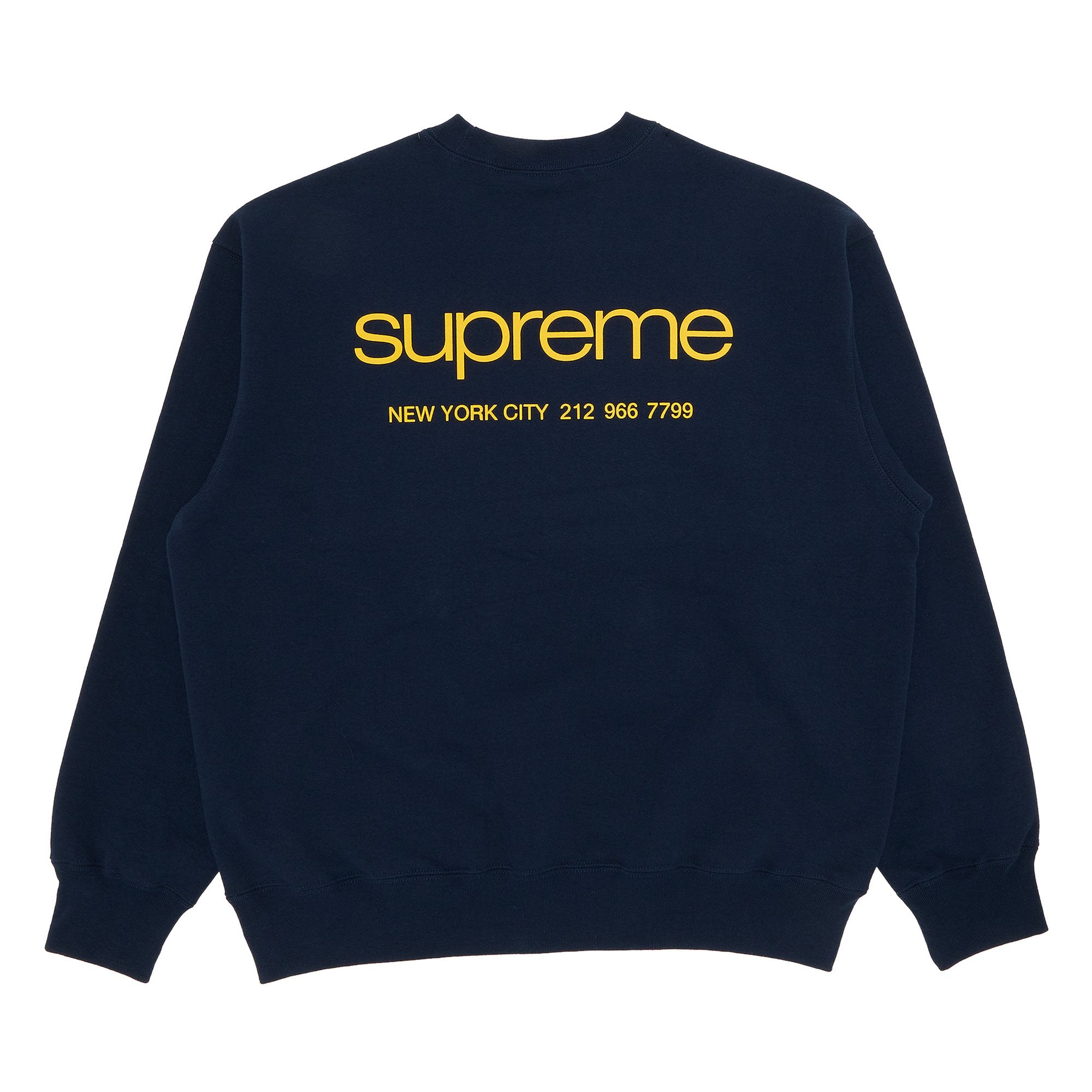 Supreme NYC Crewneck Navy Blue