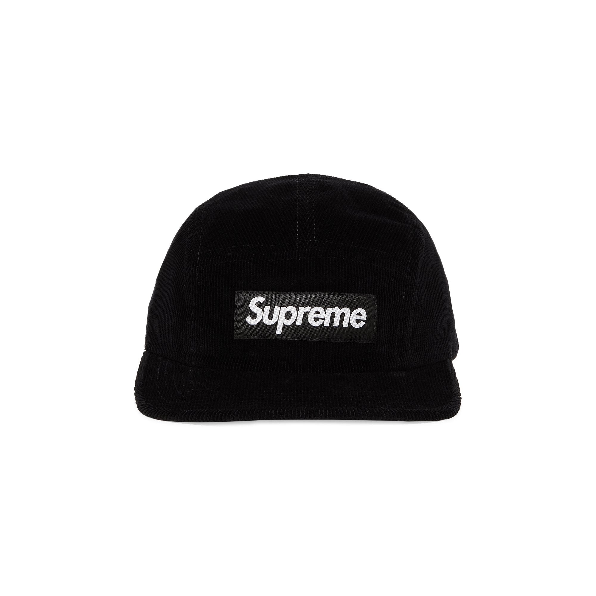 Supreme Corduroy Cap, Black