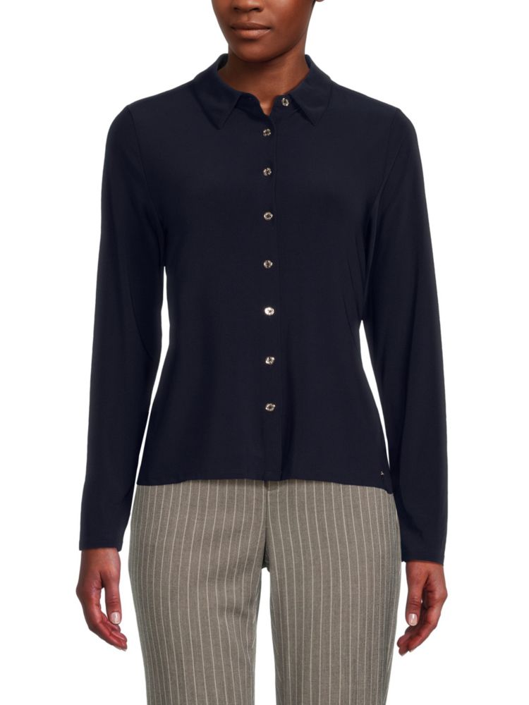 Tommy Hilfiger Solid Shirt, Midnight