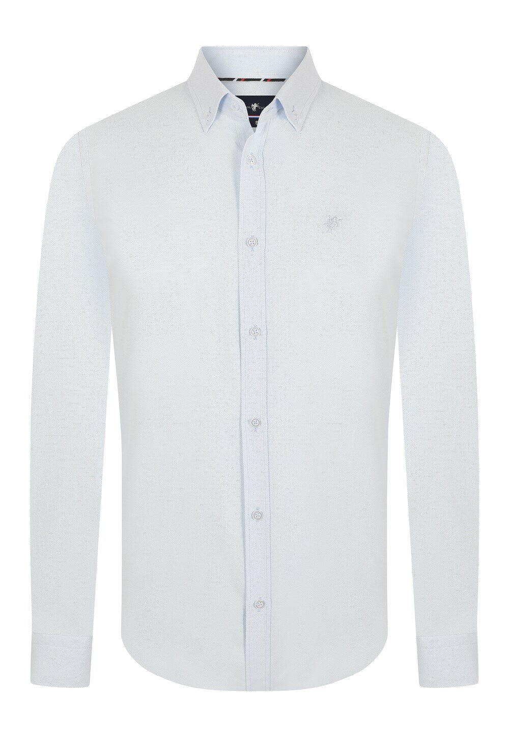 Denim Culture Dylan Regular Fit Button Down Shirt, White