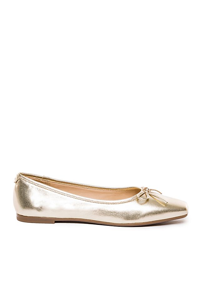 Bernardo Gwynn ballet flats, gold