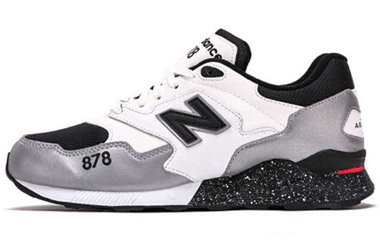 New Balance NB 878 Lifestyle Unisex Sneakers, White/Grey/Black