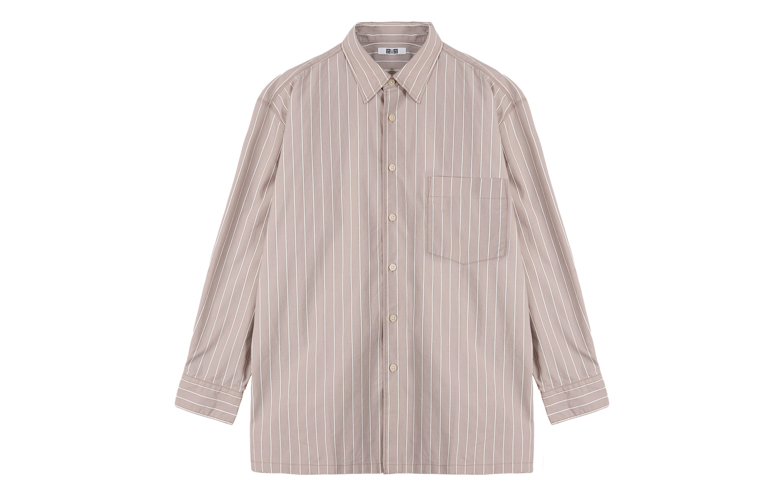 Men's U Series Shirt FW23 Sky Gray Uniqlo Gray