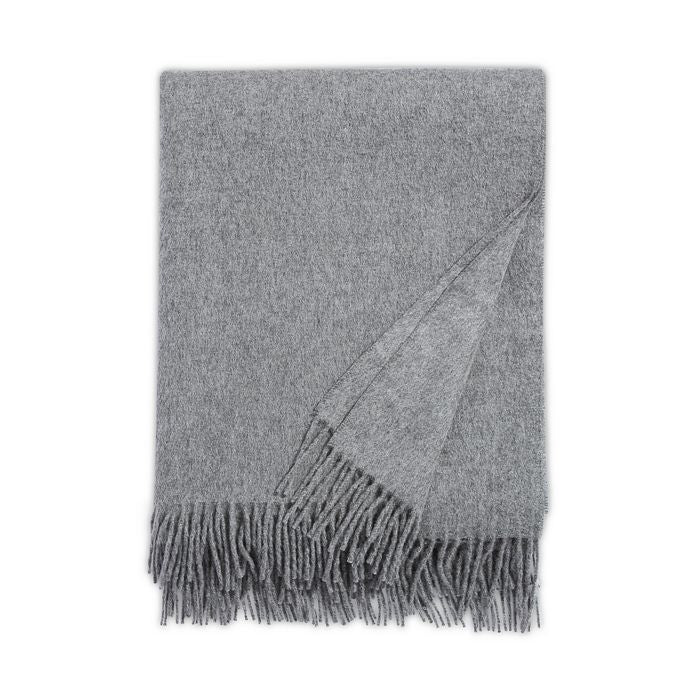 100% cashmere blanket Amicale, gray