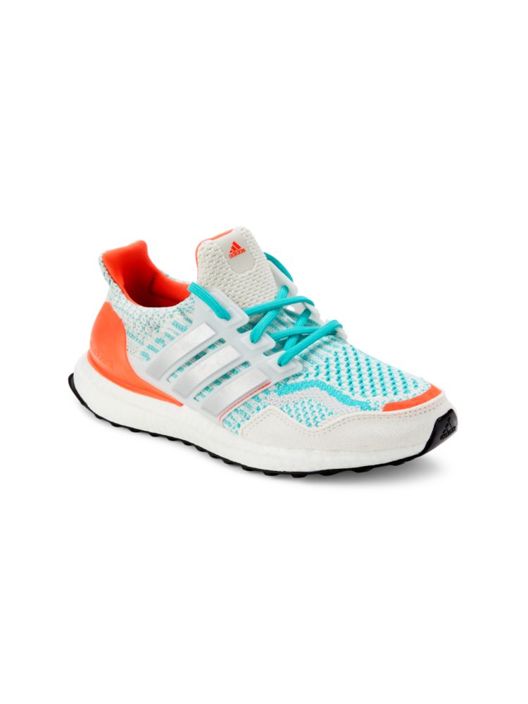 حذاء Adidas Kids Ultraboost 5.0 DNA Colorblock باللون الأبيض والأزرق