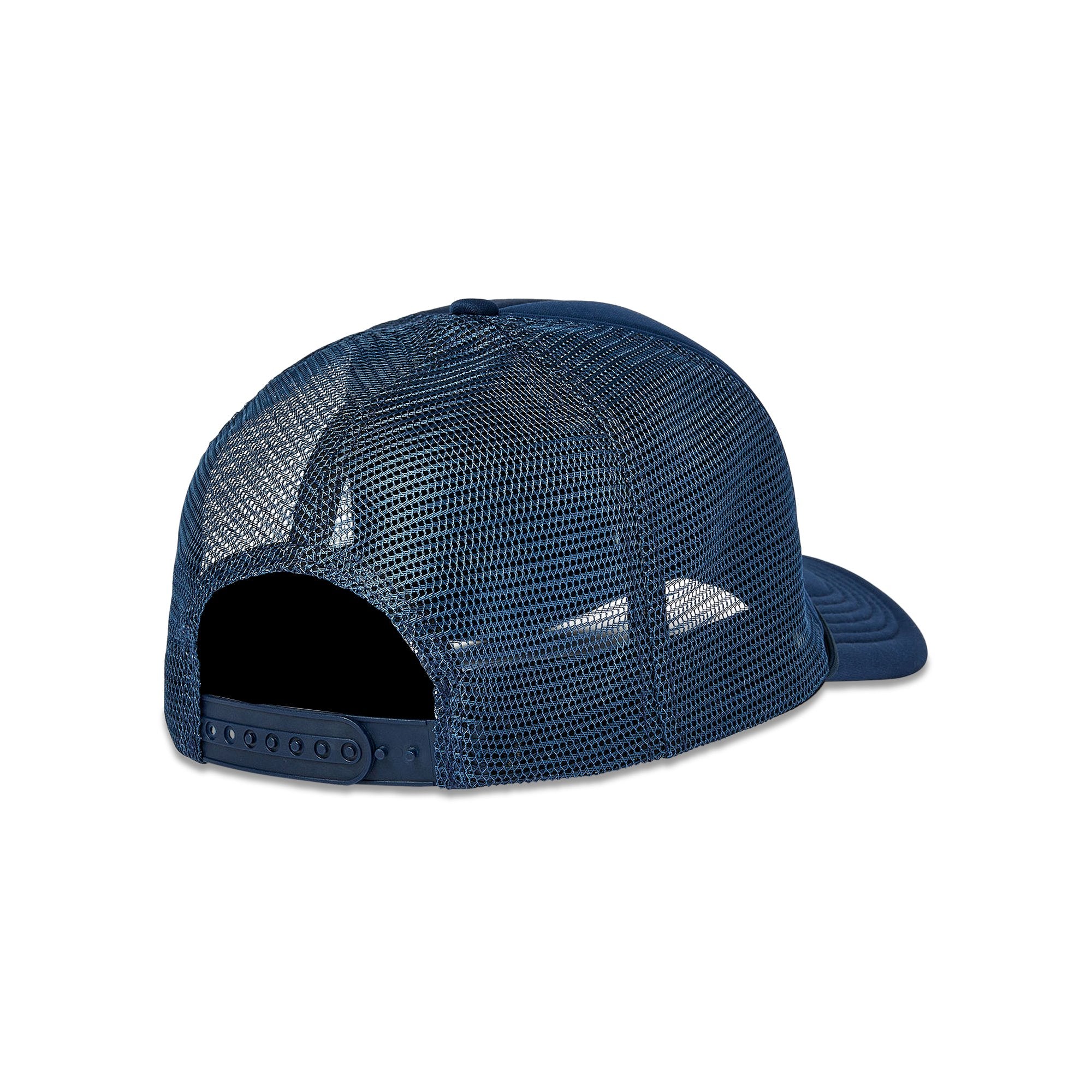 Gallery Trucker Cap with French Logo Navy Blue