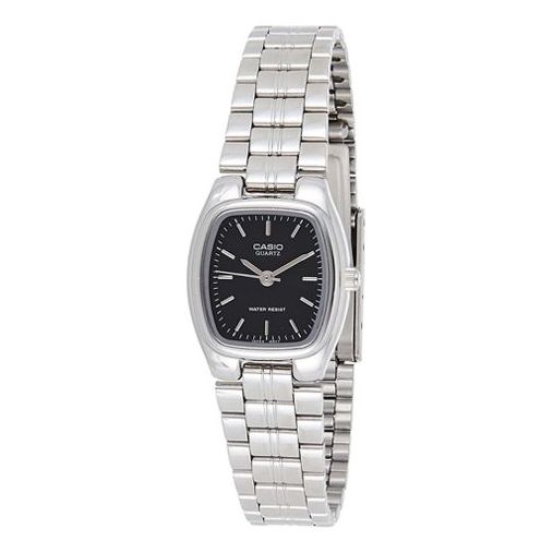 Casio Retro Classic Analog Watch 'Steel Silver Black', black