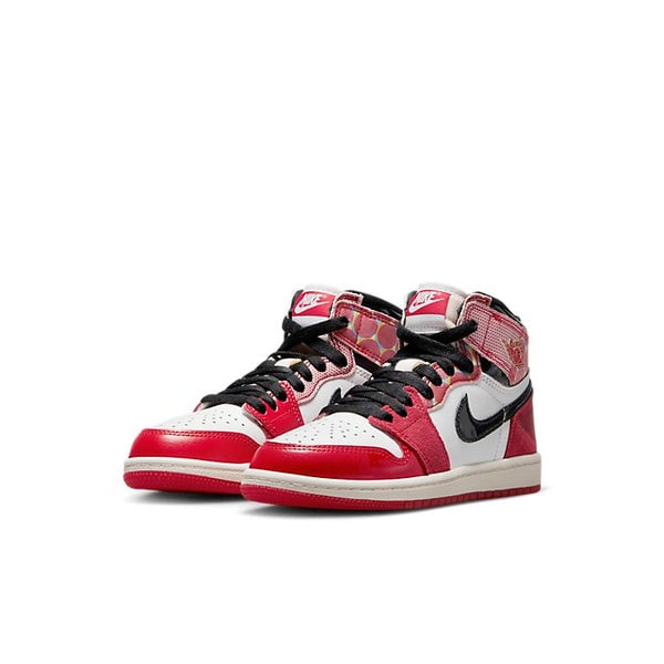 حذاء رياضي (PS) Air Jordan 1 Retro High OG x Marvel 'Spider-Man: Across the Spider-Verse'، باللون الأحمر