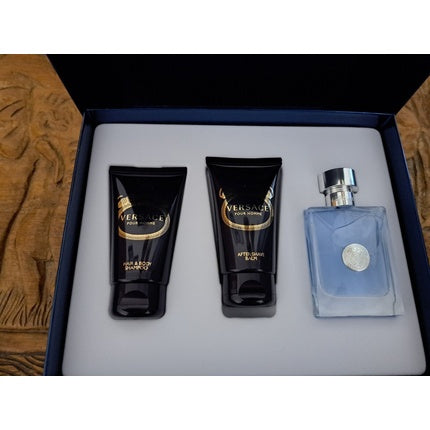 Dylan Blue Pour Femme gift set with 50 ml Edp and 50 ml body lotion, Versace