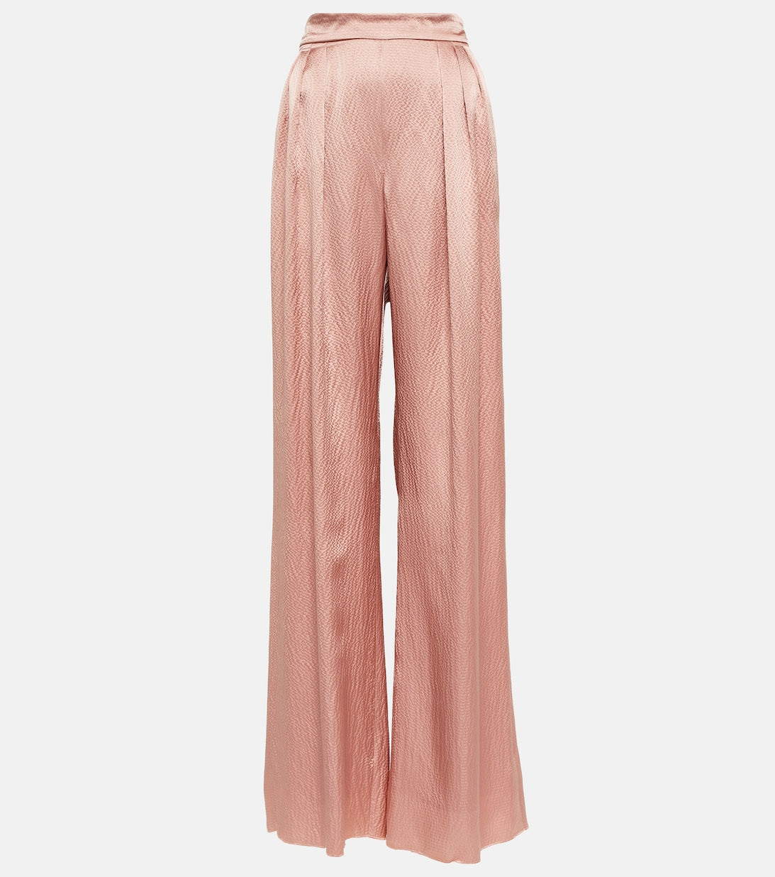 Bridal Uncino wide trousers with pleats MAX MARA, pink