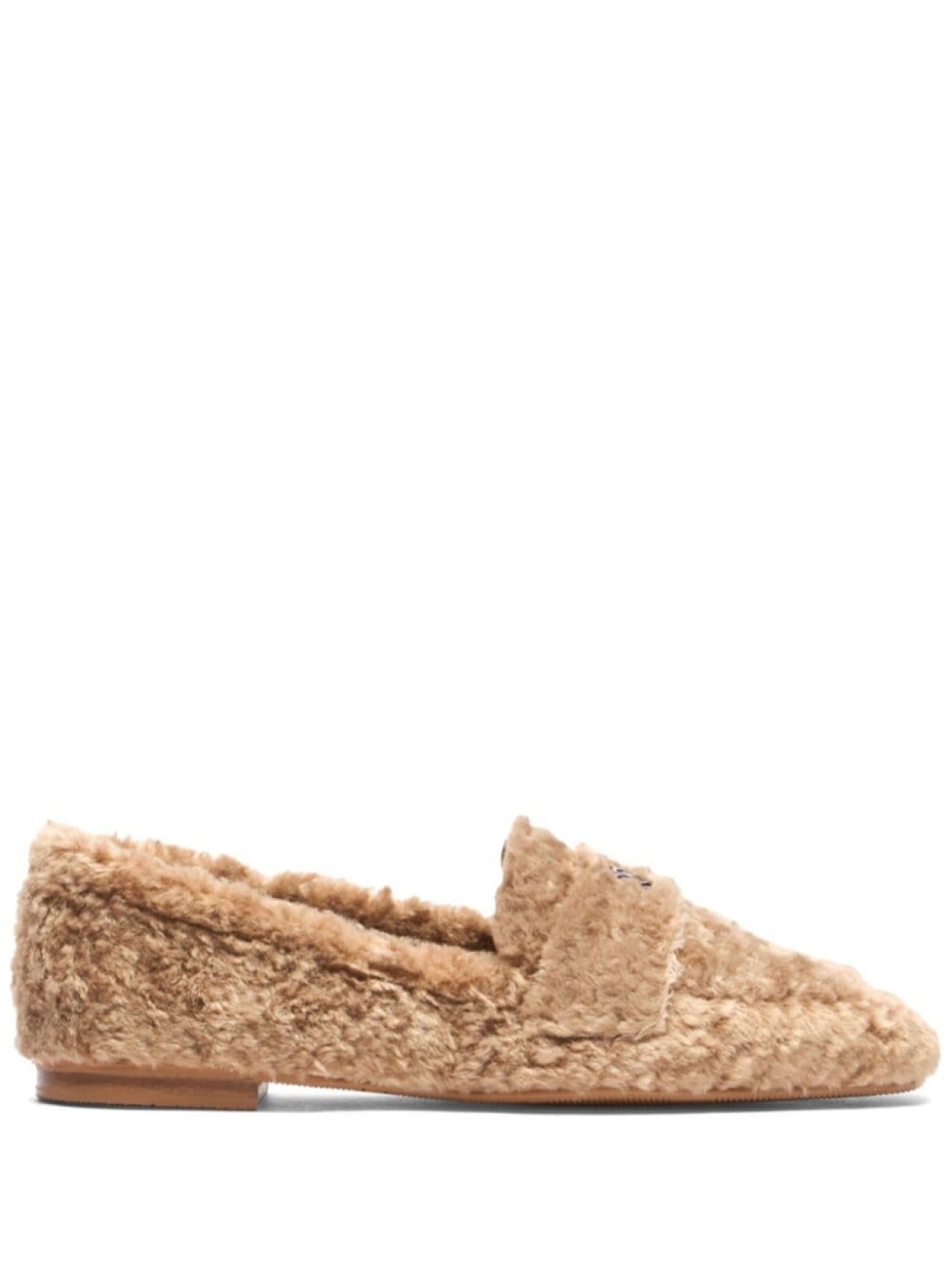 Casadei Faux Fur Moccasins Brown