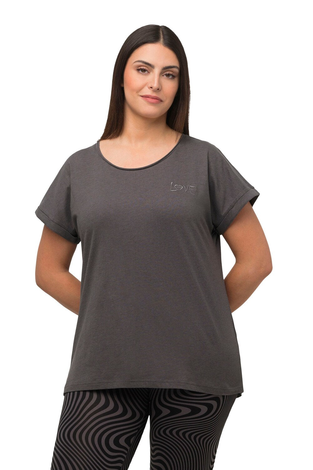 Ulla Popken shirt, anthracite