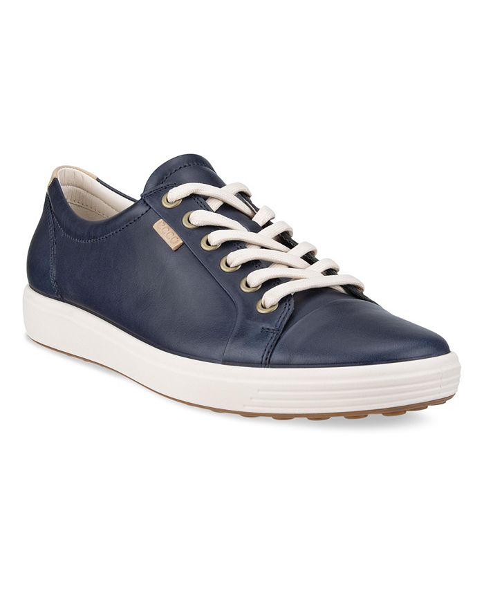 Women's Soft 7 sneakers in Ecco nubuck, blue