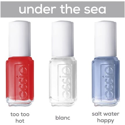 ثلاثي صغير لصيف 2022 – Too Too Hot، Blanc، Salt Water Happy، Essie