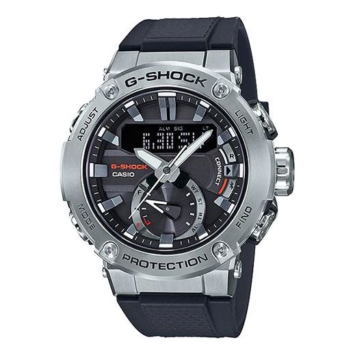 CASIO G-Shock G-Steel 'Black Silver' watch, black