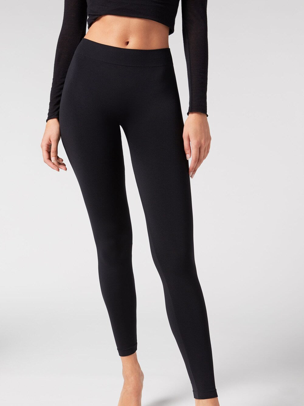 Skinny leggings CALZEDONIA, black